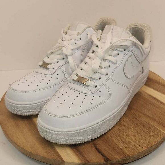 Nike AF1 Air Force 1 '07 Low Mens Size 9.5 White 315122-111 - Picture 6 of 10